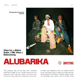 image of Vibez Inc – Alubarika Ft. Billion Solar X Tml Vibez & Balloranking