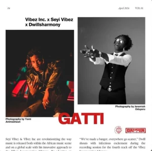 image of Vibez Inc – Gatti Ft Seyi Vibez & Dwillsharmony